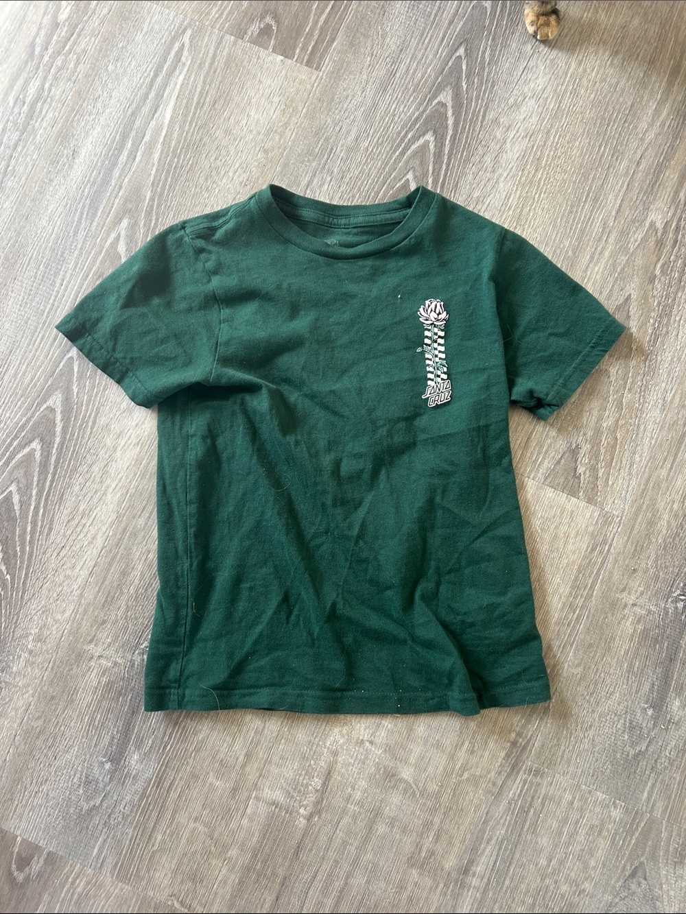 Santa Cruz Skateboards Dark Green Short Sleeve Graphic Tee
